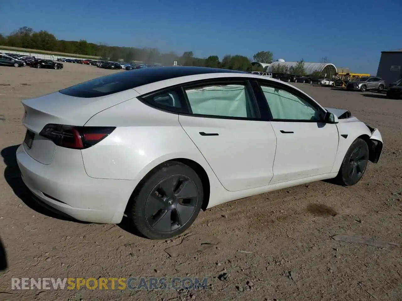 3 Photograph of a damaged car 5YJ3E1EA7PF393996 TESLA MODEL 3 2023