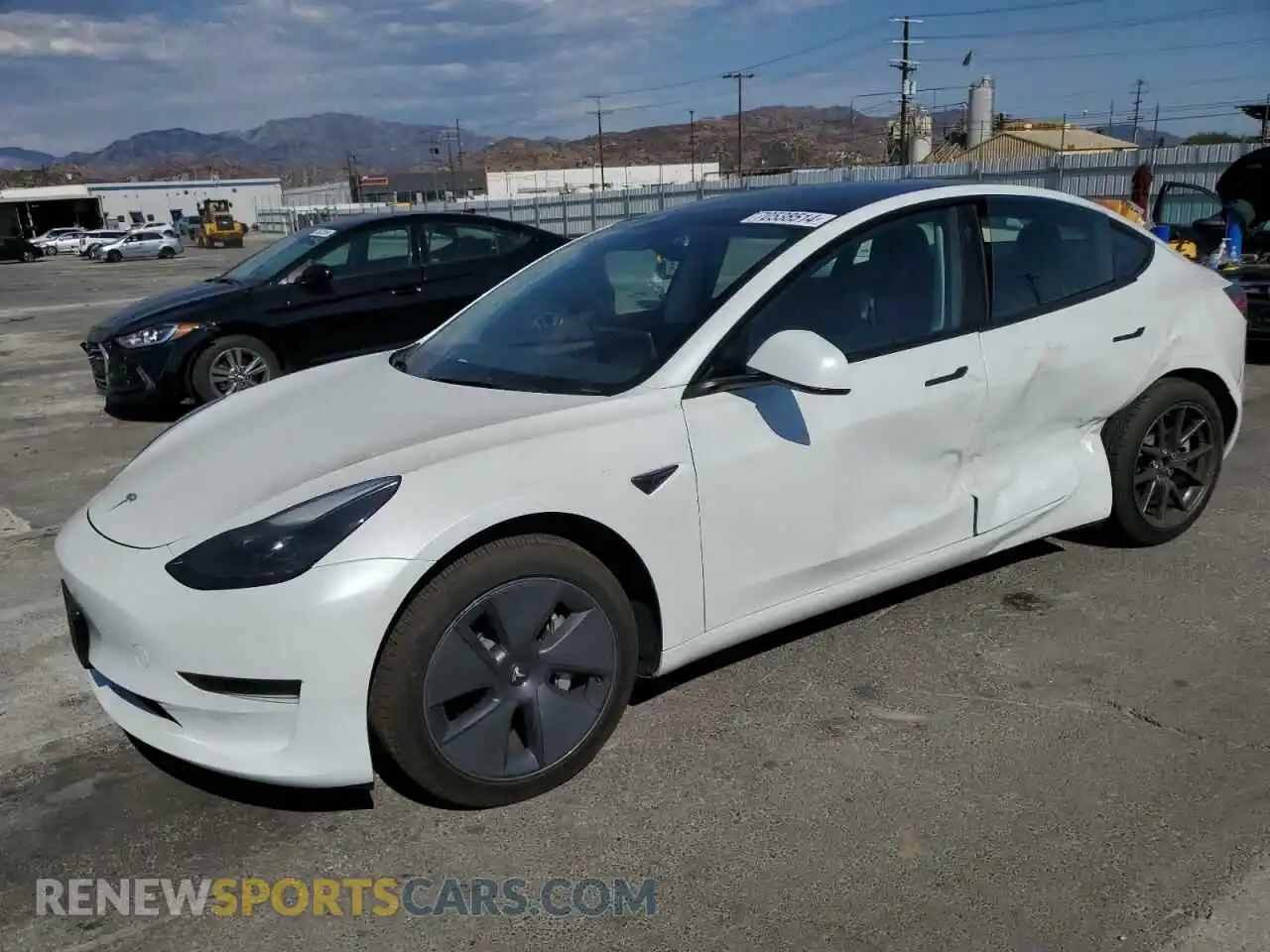 1 Photograph of a damaged car 5YJ3E1EA7PF397384 TESLA MODEL 3 2023