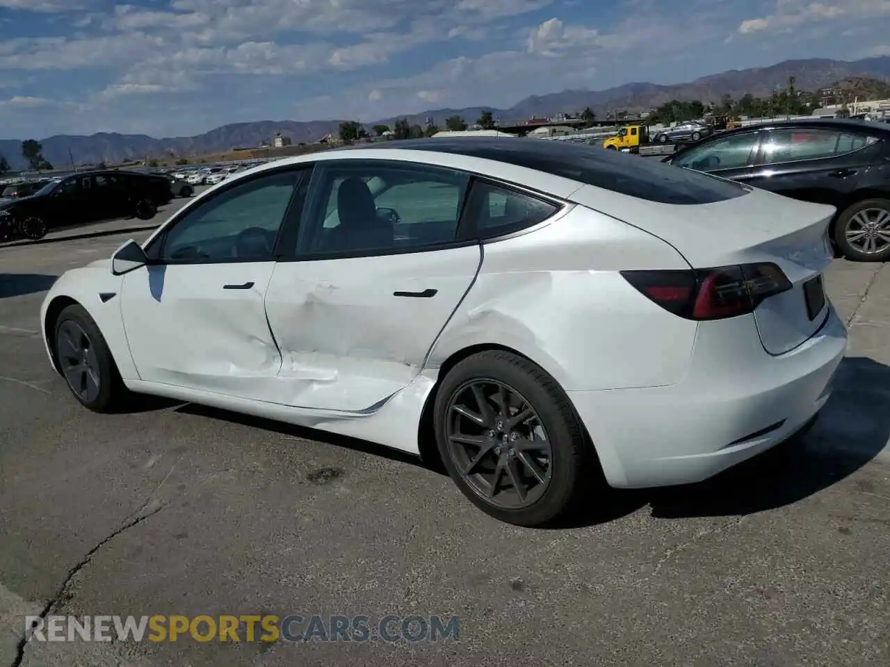 2 Photograph of a damaged car 5YJ3E1EA7PF397384 TESLA MODEL 3 2023