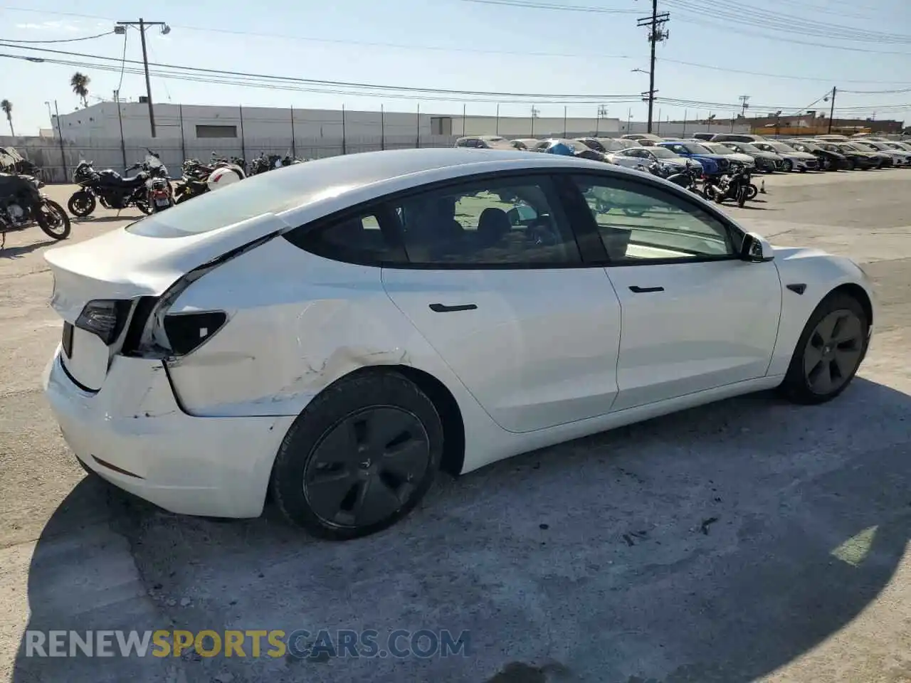 3 Photograph of a damaged car 5YJ3E1EA7PF397384 TESLA MODEL 3 2023