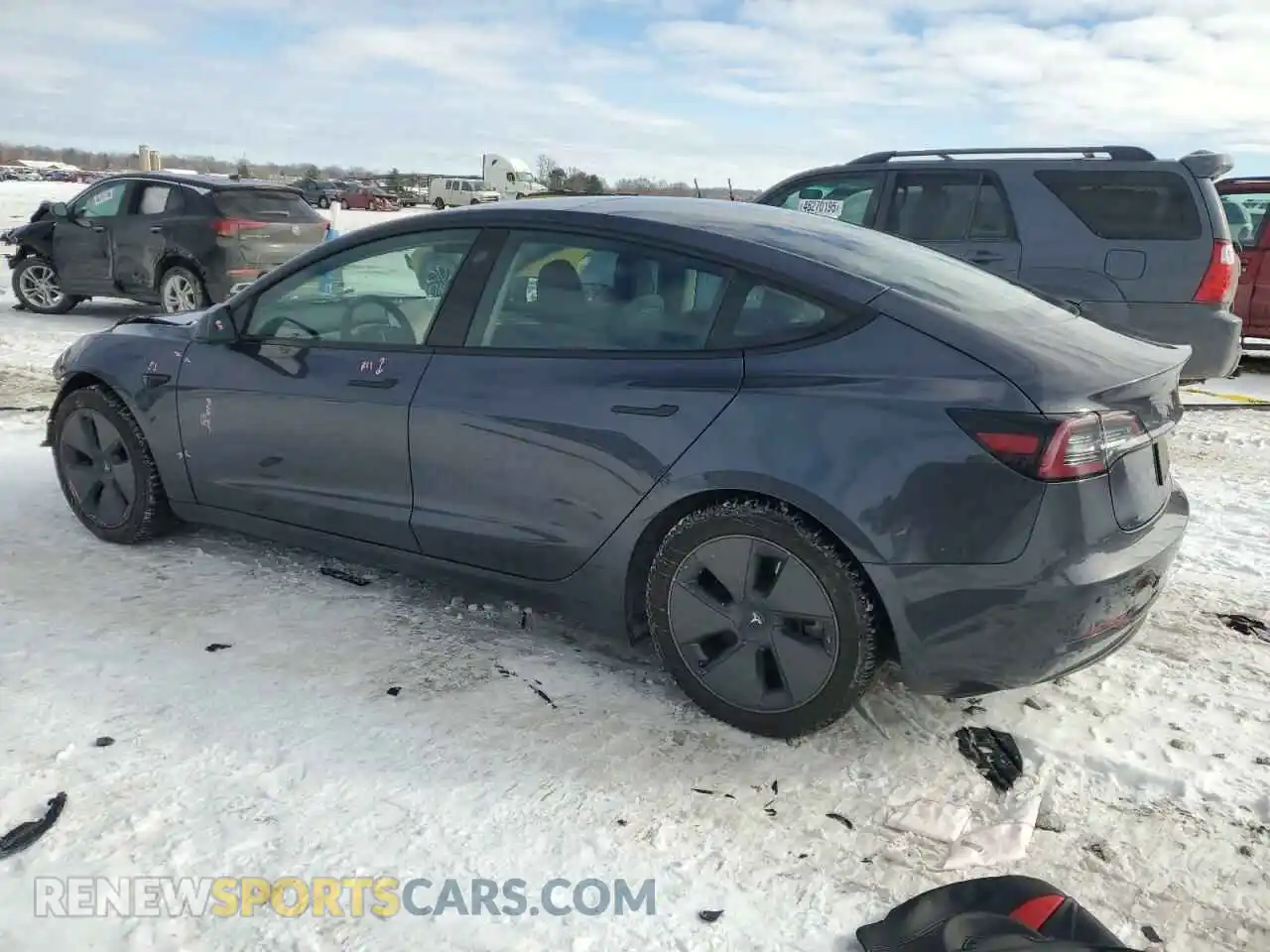 2 Photograph of a damaged car 5YJ3E1EA7PF417200 TESLA MODEL 3 2023