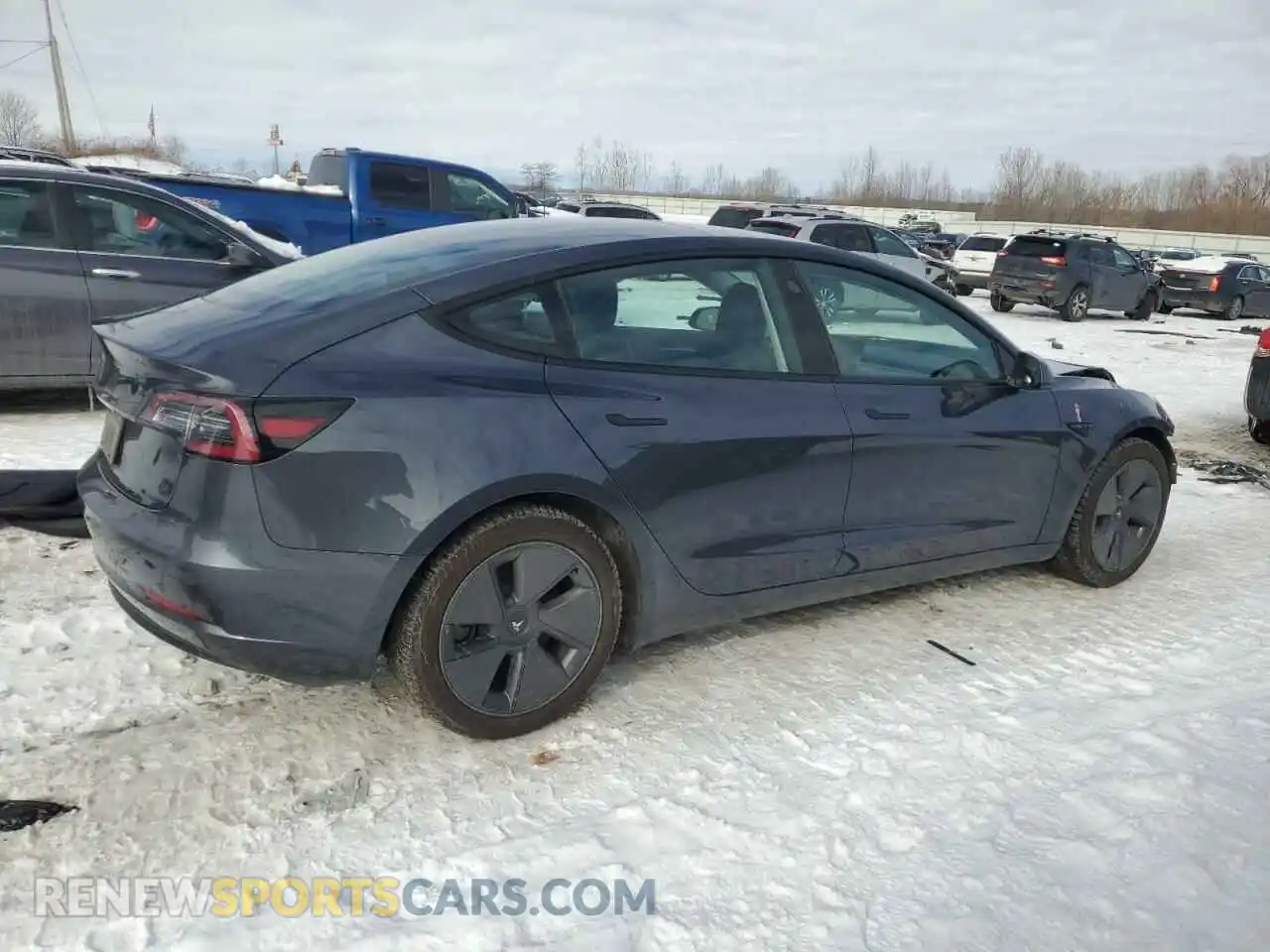 3 Photograph of a damaged car 5YJ3E1EA7PF417200 TESLA MODEL 3 2023