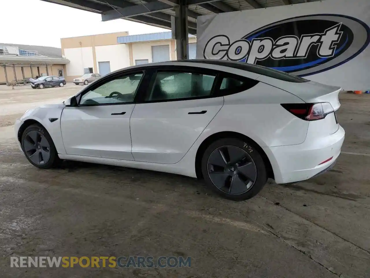 2 Photograph of a damaged car 5YJ3E1EA7PF417410 TESLA MODEL 3 2023