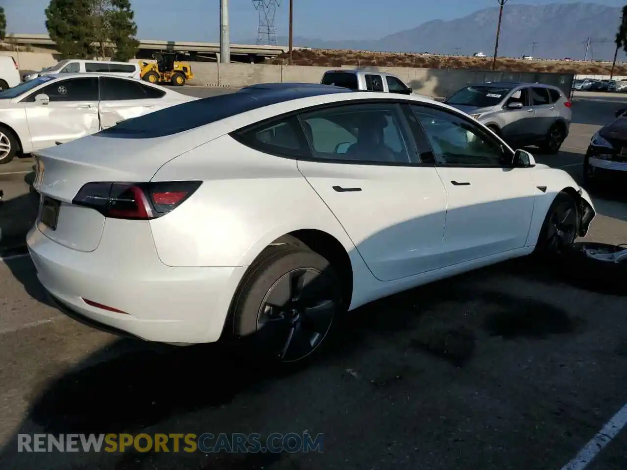 3 Photograph of a damaged car 5YJ3E1EA7PF417438 TESLA MODEL 3 2023