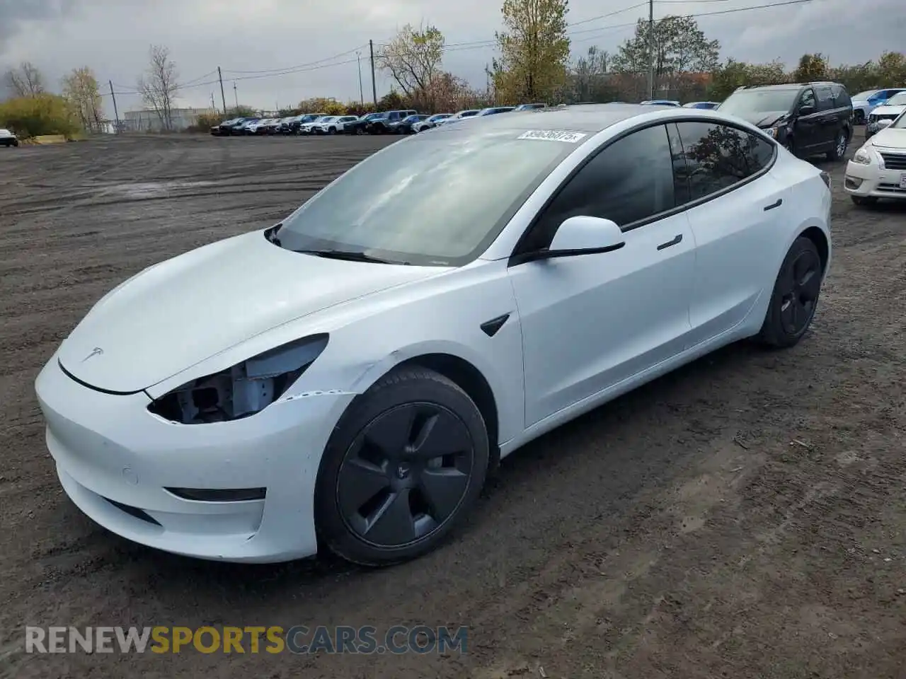 1 Photograph of a damaged car 5YJ3E1EA7PF428035 TESLA MODEL 3 2023