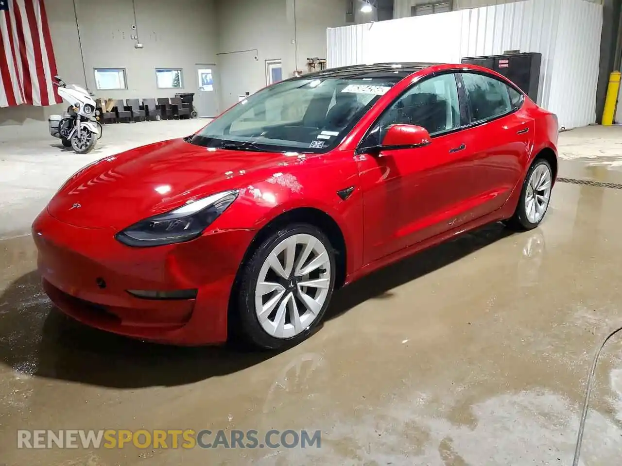 1 Photograph of a damaged car 5YJ3E1EA7PF433669 TESLA MODEL 3 2023