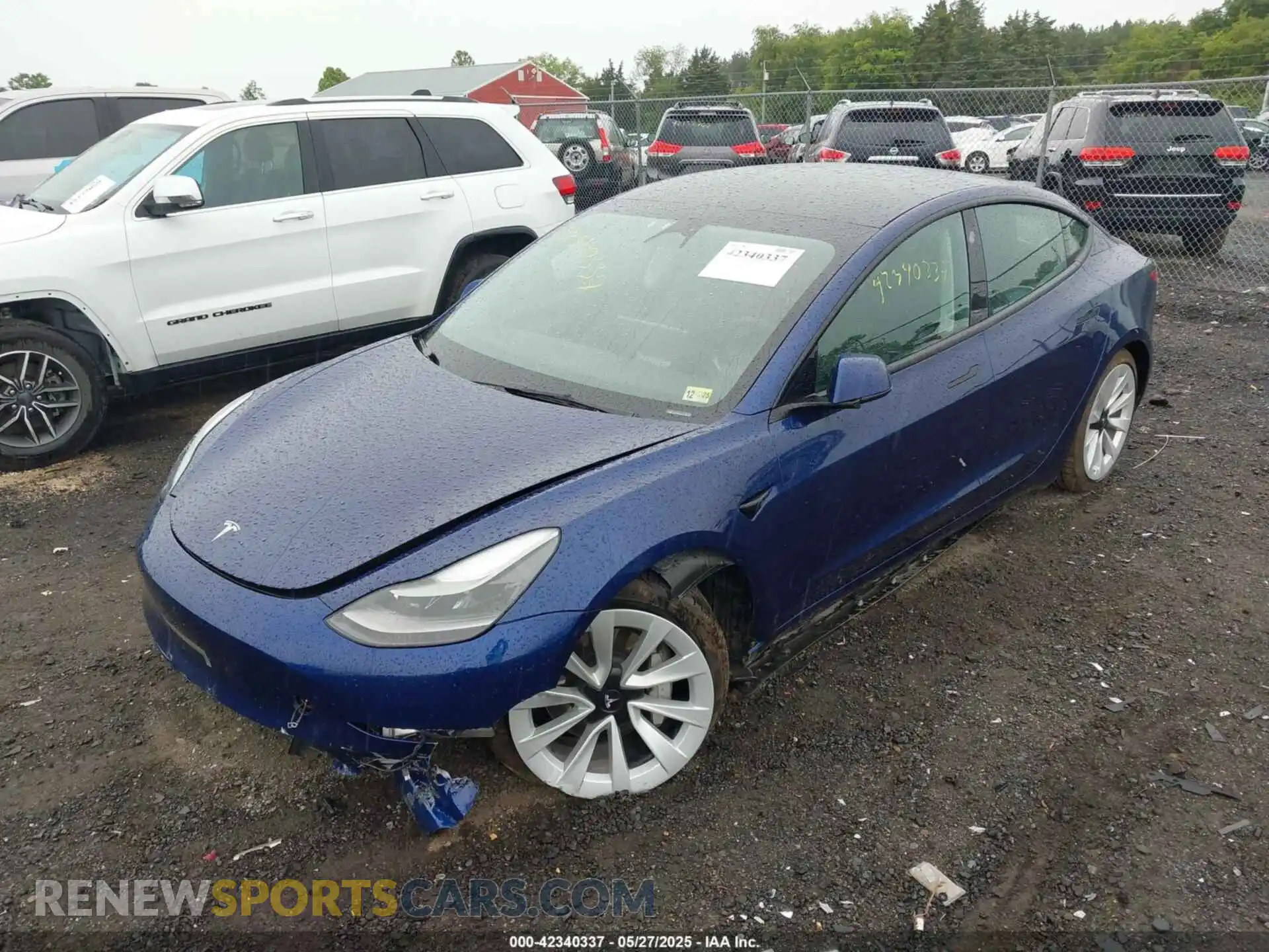 2 Photograph of a damaged car 5YJ3E1EA7PF436314 TESLA MODEL 3 2023