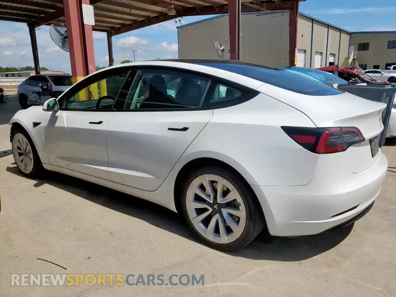 2 Photograph of a damaged car 5YJ3E1EA7PF436796 TESLA MODEL 3 2023