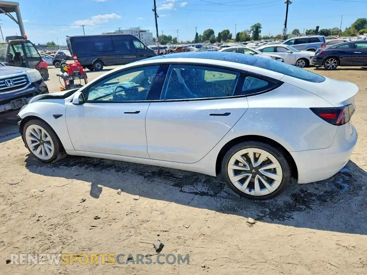 2 Photograph of a damaged car 5YJ3E1EA7PF446843 TESLA MODEL 3 2023