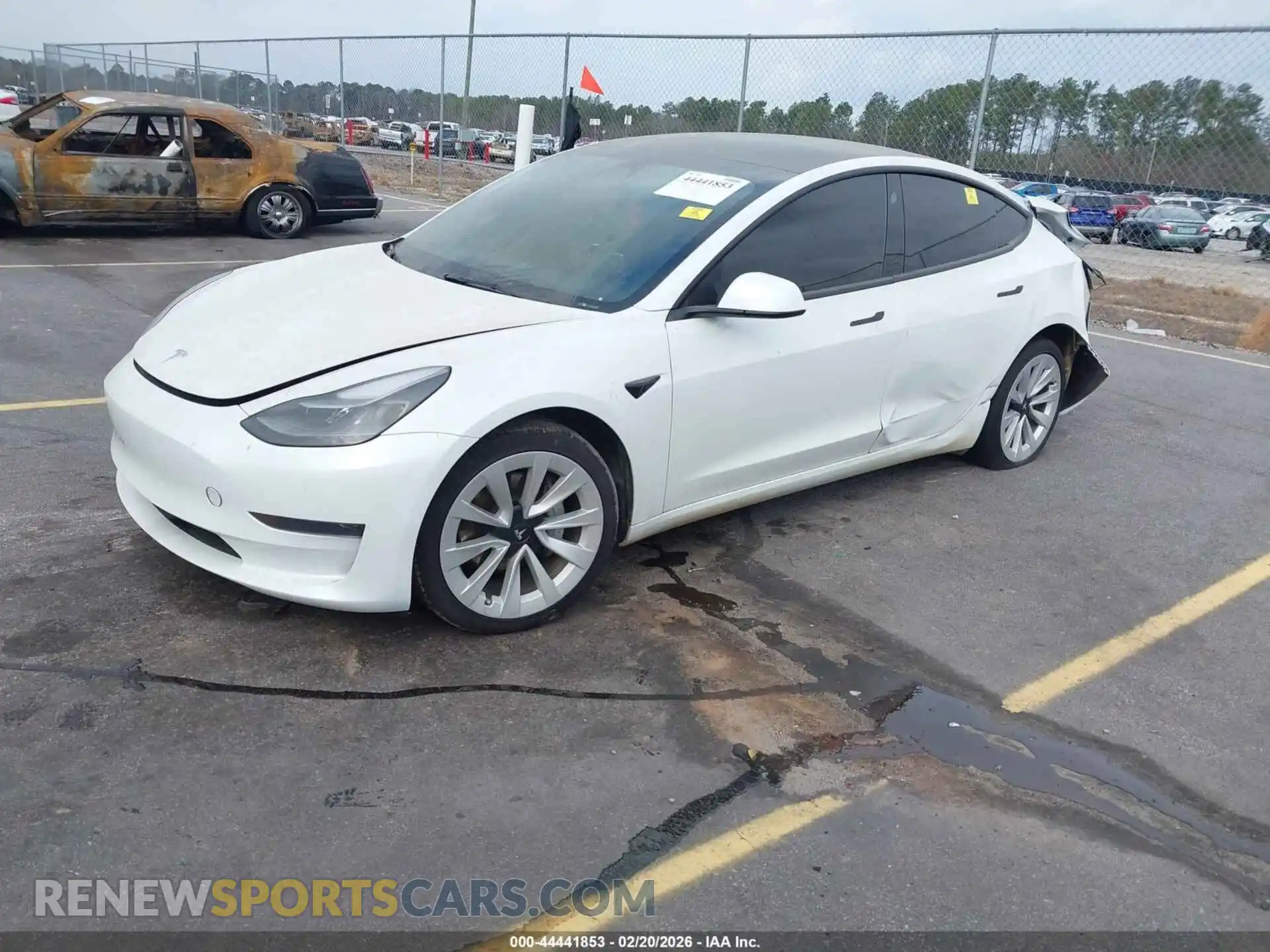 2 Photograph of a damaged car 5YJ3E1EA7PF451282 TESLA MODEL 3 2023