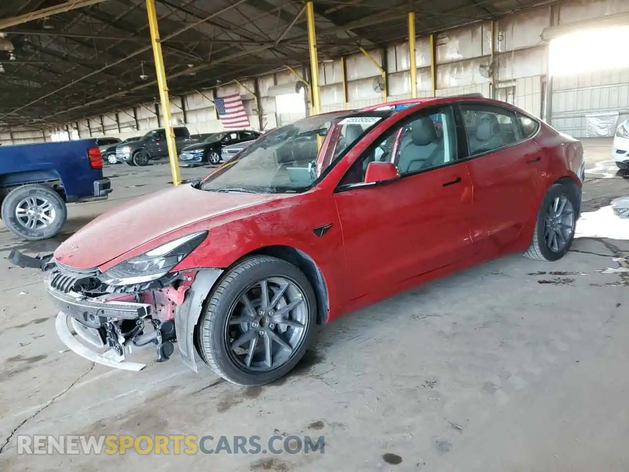 1 Фотография поврежденного автомобиля 5YJ3E1EA7PF453274 TESLA MODEL 3 2023