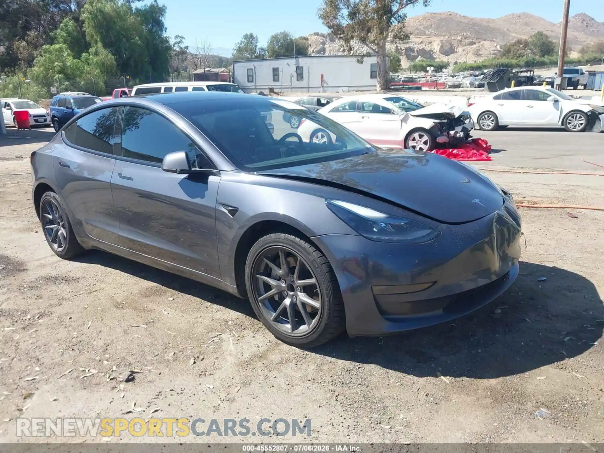 1 Photograph of a damaged car 5YJ3E1EA7PF457471 TESLA MODEL 3 2023