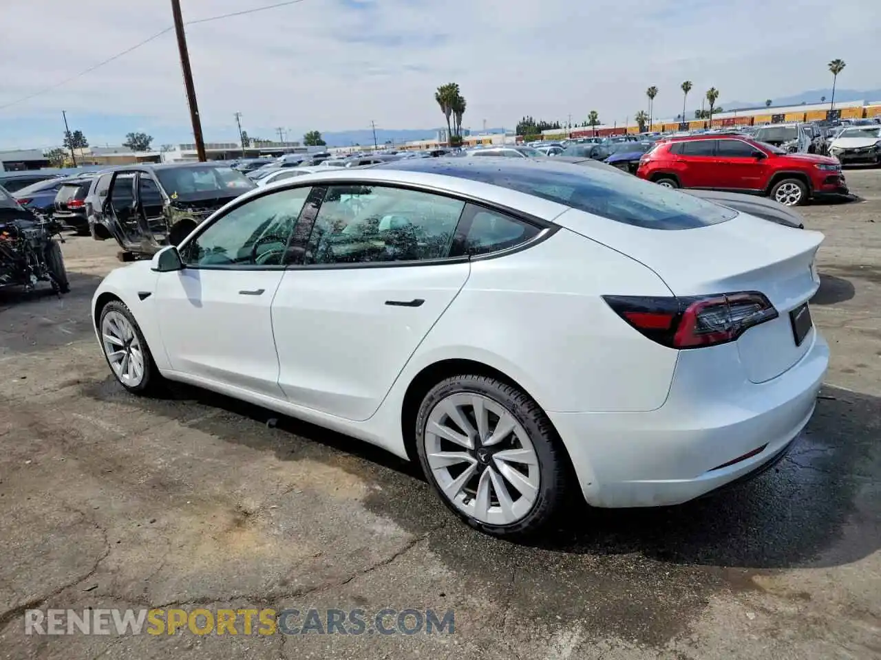 2 Photograph of a damaged car 5YJ3E1EA7PF459348 TESLA MODEL 3 2023