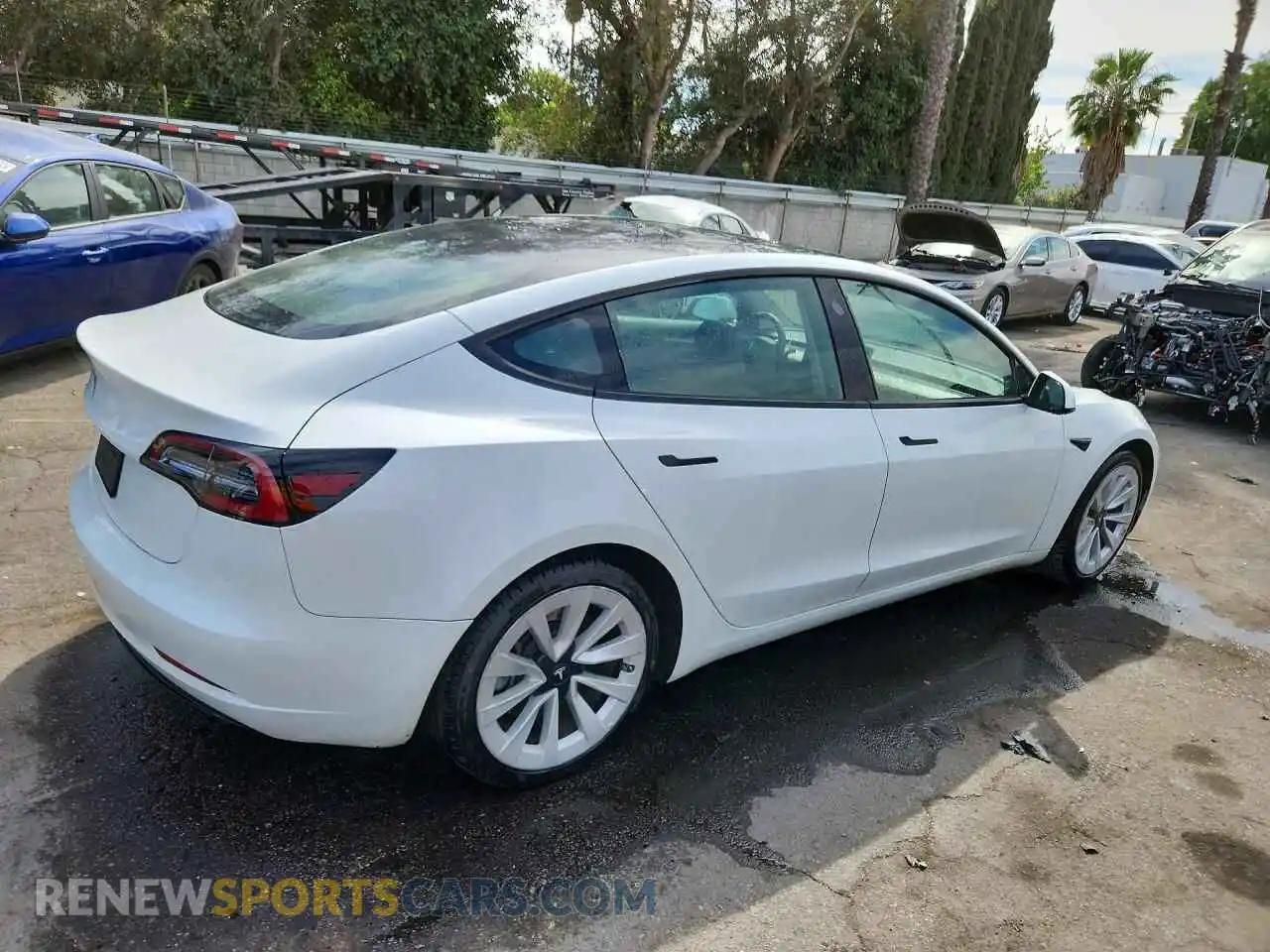 3 Photograph of a damaged car 5YJ3E1EA7PF459348 TESLA MODEL 3 2023