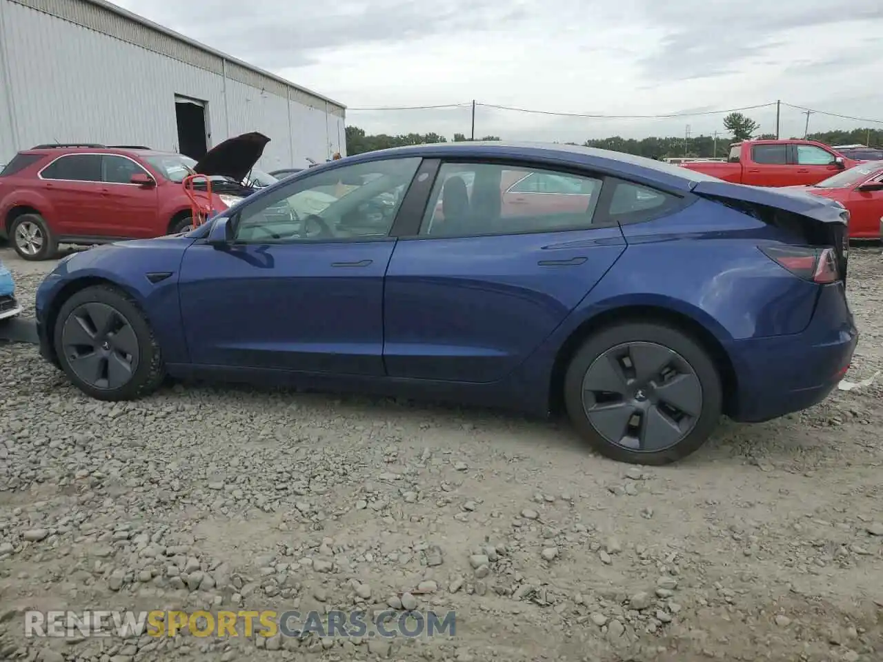 2 fotografías del automóvil dañado 5YJ3E1EA7PF471077 TESLA MODEL 3 2023