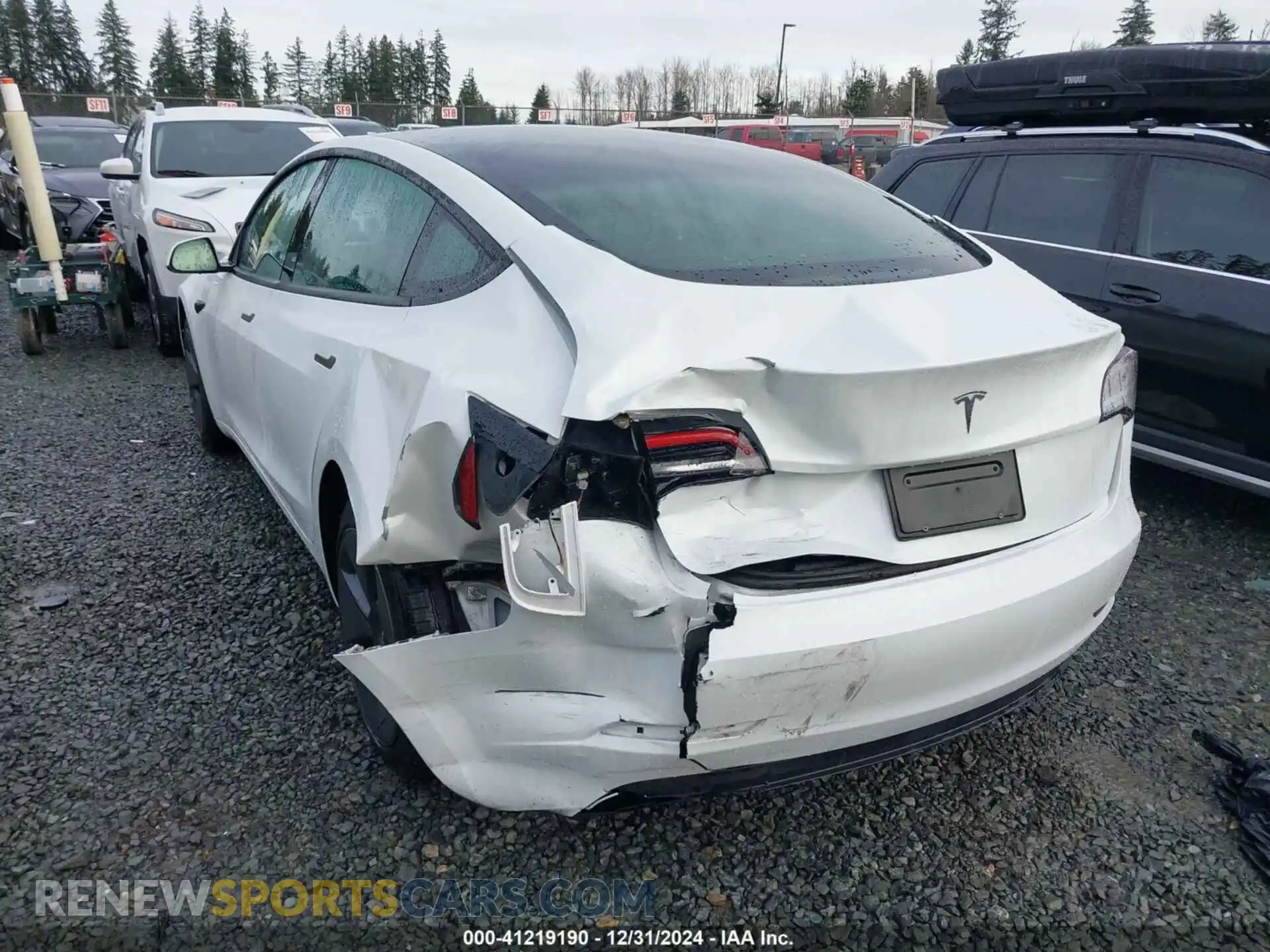 3 Photograph of a damaged car 5YJ3E1EA7PF477221 TESLA MODEL 3 2023