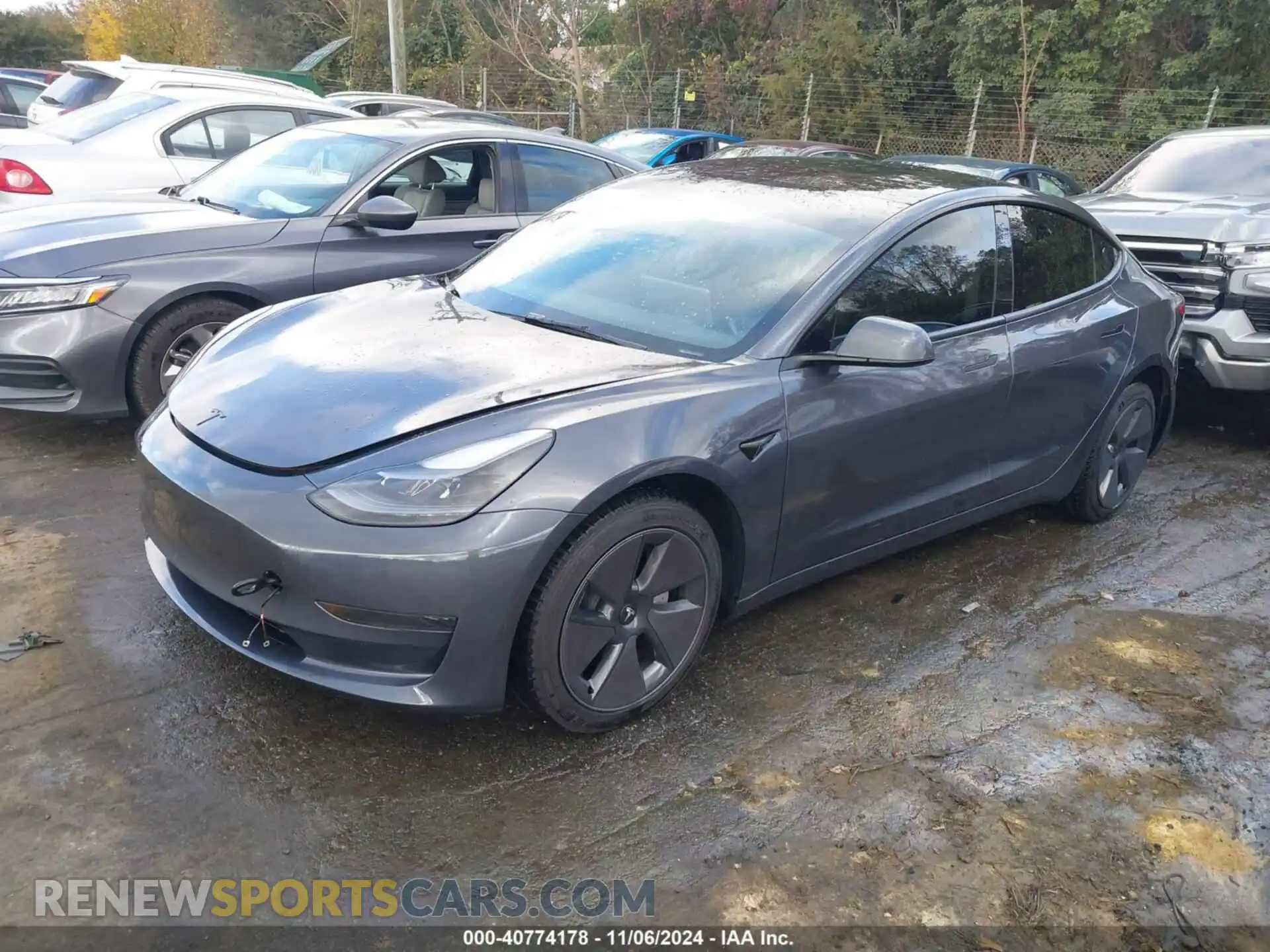 2 Photograph of a damaged car 5YJ3E1EA7PF483312 TESLA MODEL 3 2023