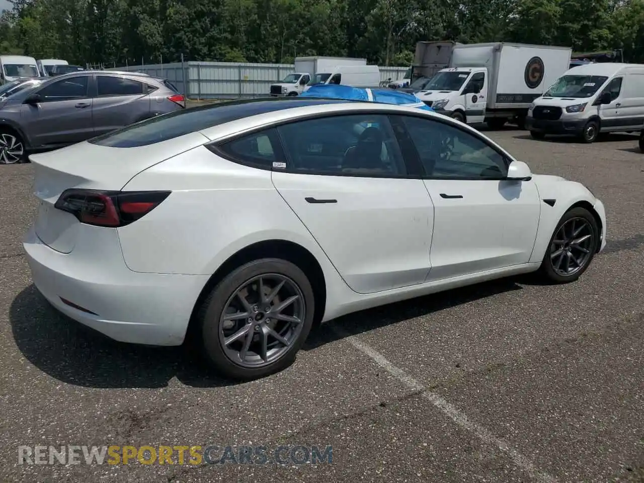 3 Photograph of a damaged car 5YJ3E1EA7PF490972 TESLA MODEL 3 2023