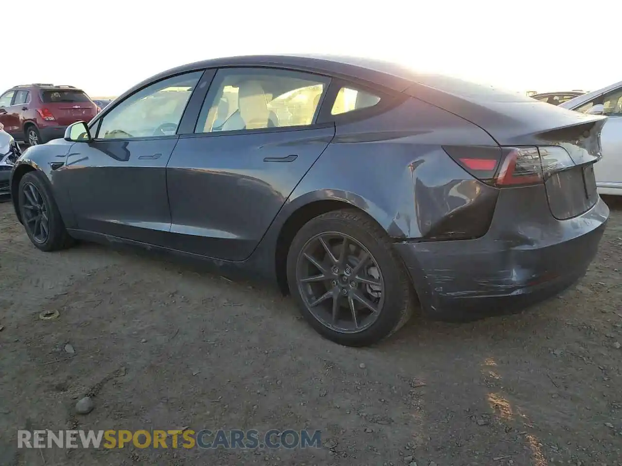 2 Photograph of a damaged car 5YJ3E1EA7PF494780 TESLA MODEL 3 2023