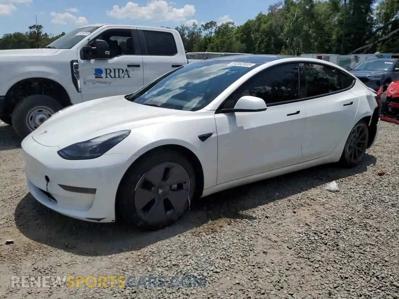 1 Photograph of a damaged car 5YJ3E1EA7PF545601 TESLA MODEL 3 2023