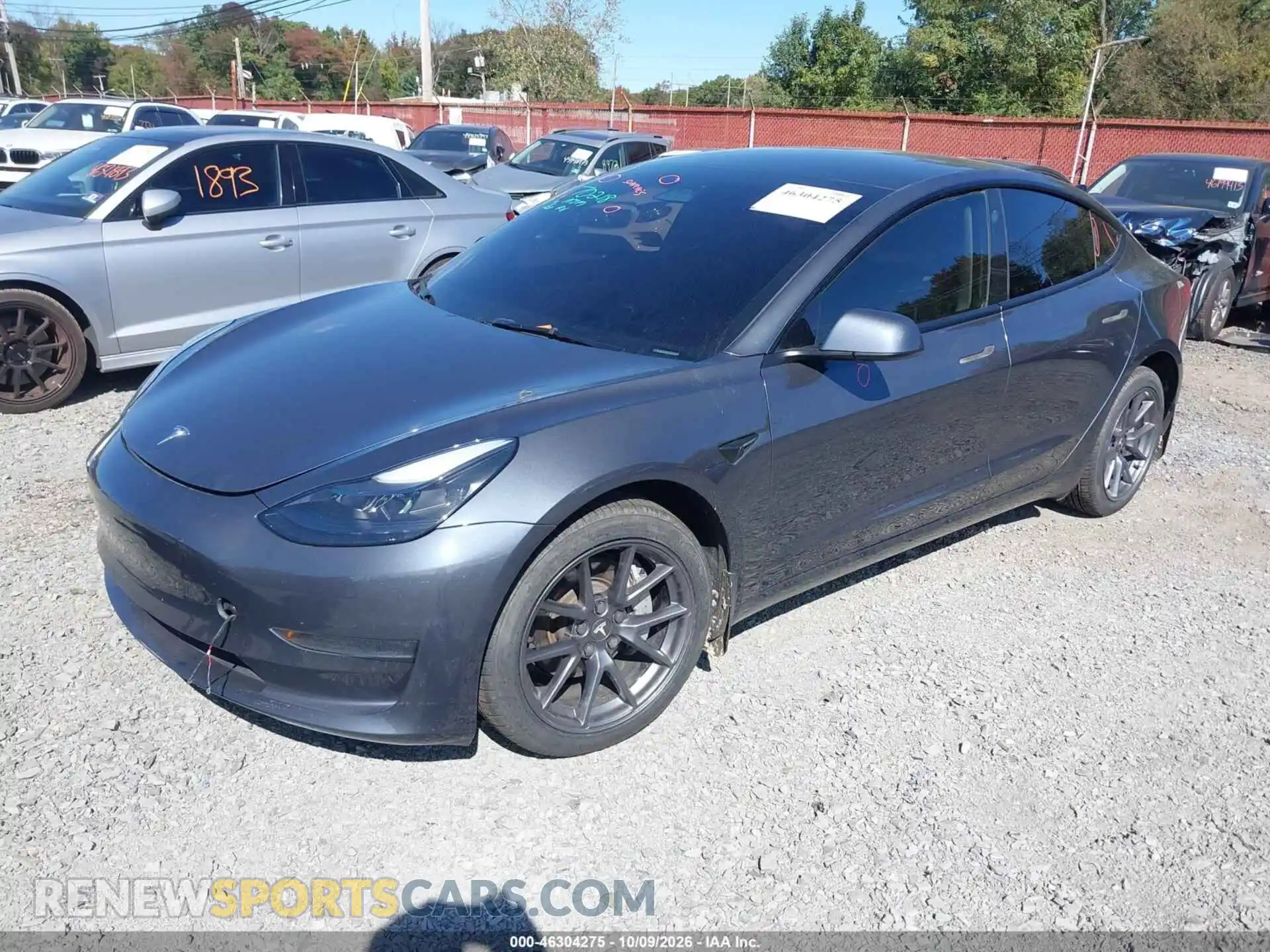 2 fotografías del automóvil dañado 5YJ3E1EA7PF545761 TESLA MODEL 3 2023
