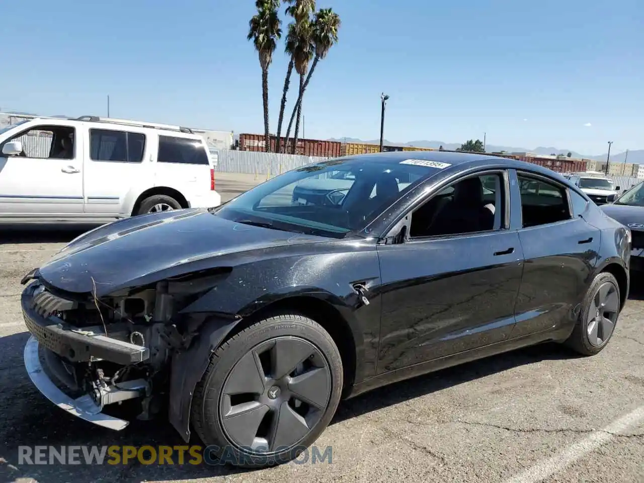 1 Photograph of a damaged car 5YJ3E1EA7PF556002 TESLA MODEL 3 2023