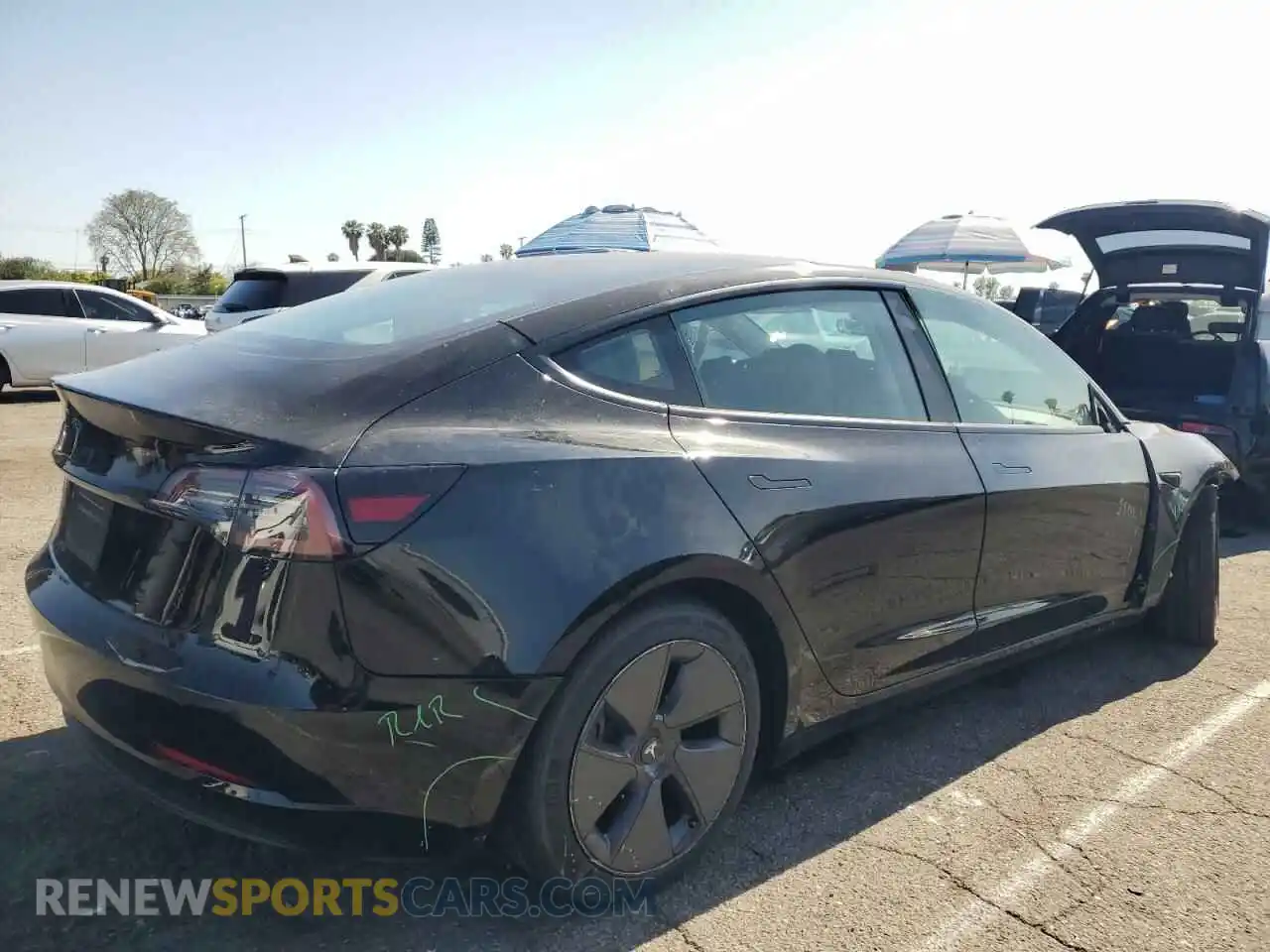 3 Photograph of a damaged car 5YJ3E1EA7PF576816 TESLA MODEL 3 2023