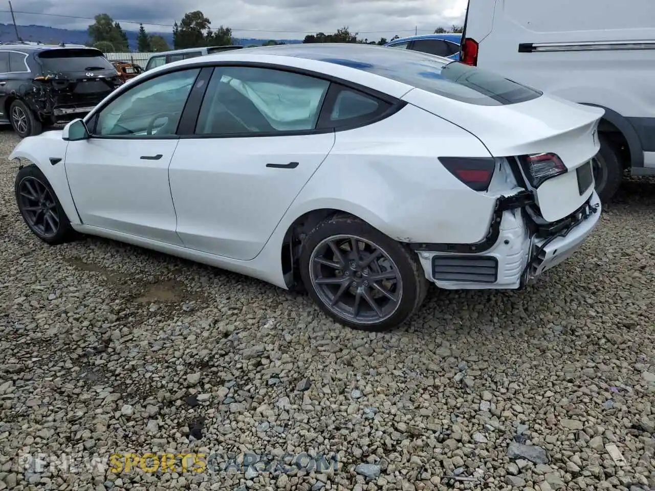 2 Фотография поврежденного автомобиля 5YJ3E1EA7PF583412 TESLA MODEL 3 2023