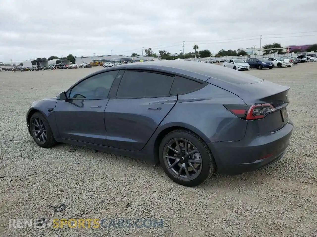 2 fotografías del automóvil dañado 5YJ3E1EA7PF598489 TESLA MODEL 3 2023