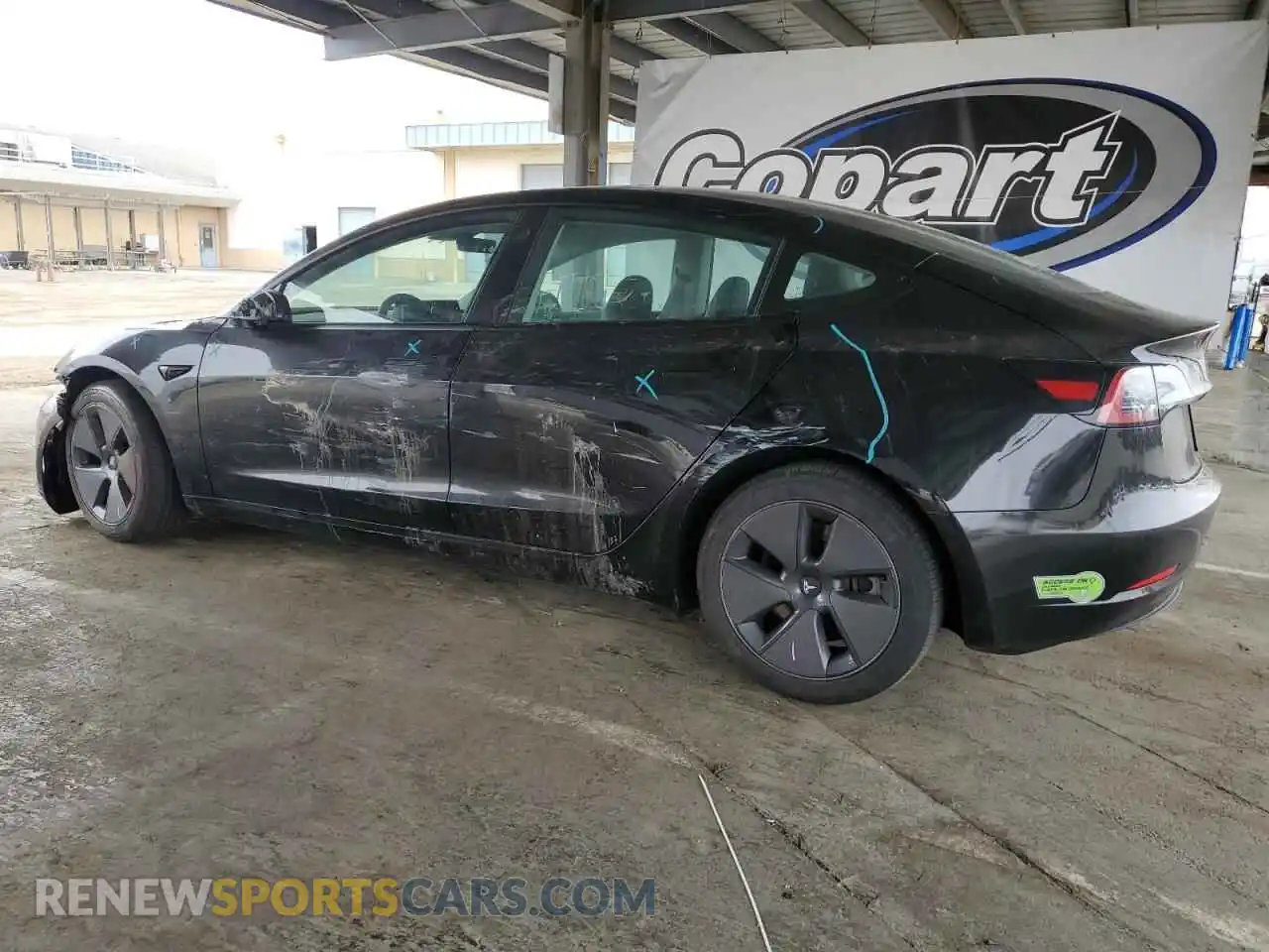 2 Photograph of a damaged car 5YJ3E1EA7PF618479 TESLA MODEL 3 2023