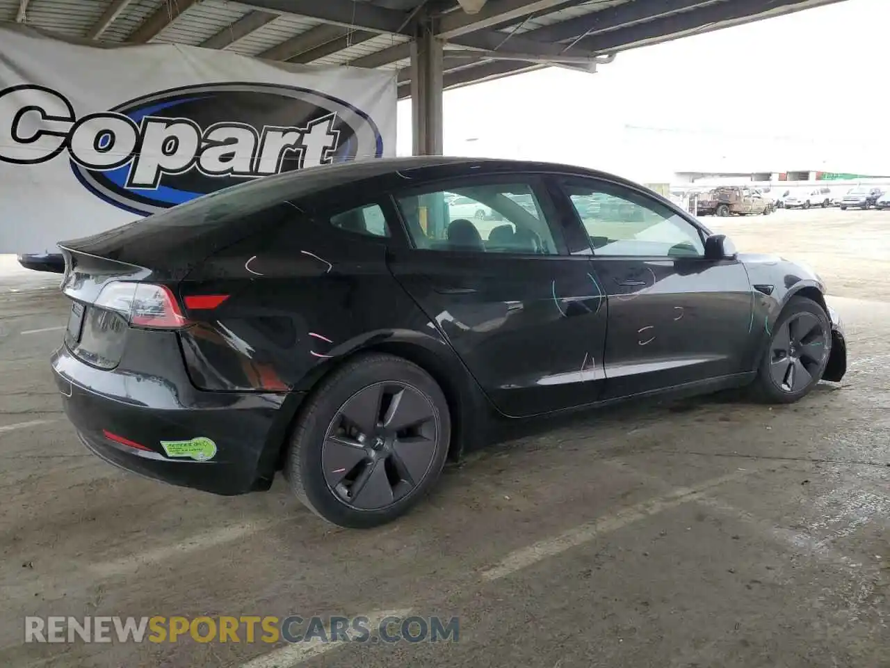 3 Photograph of a damaged car 5YJ3E1EA7PF618479 TESLA MODEL 3 2023