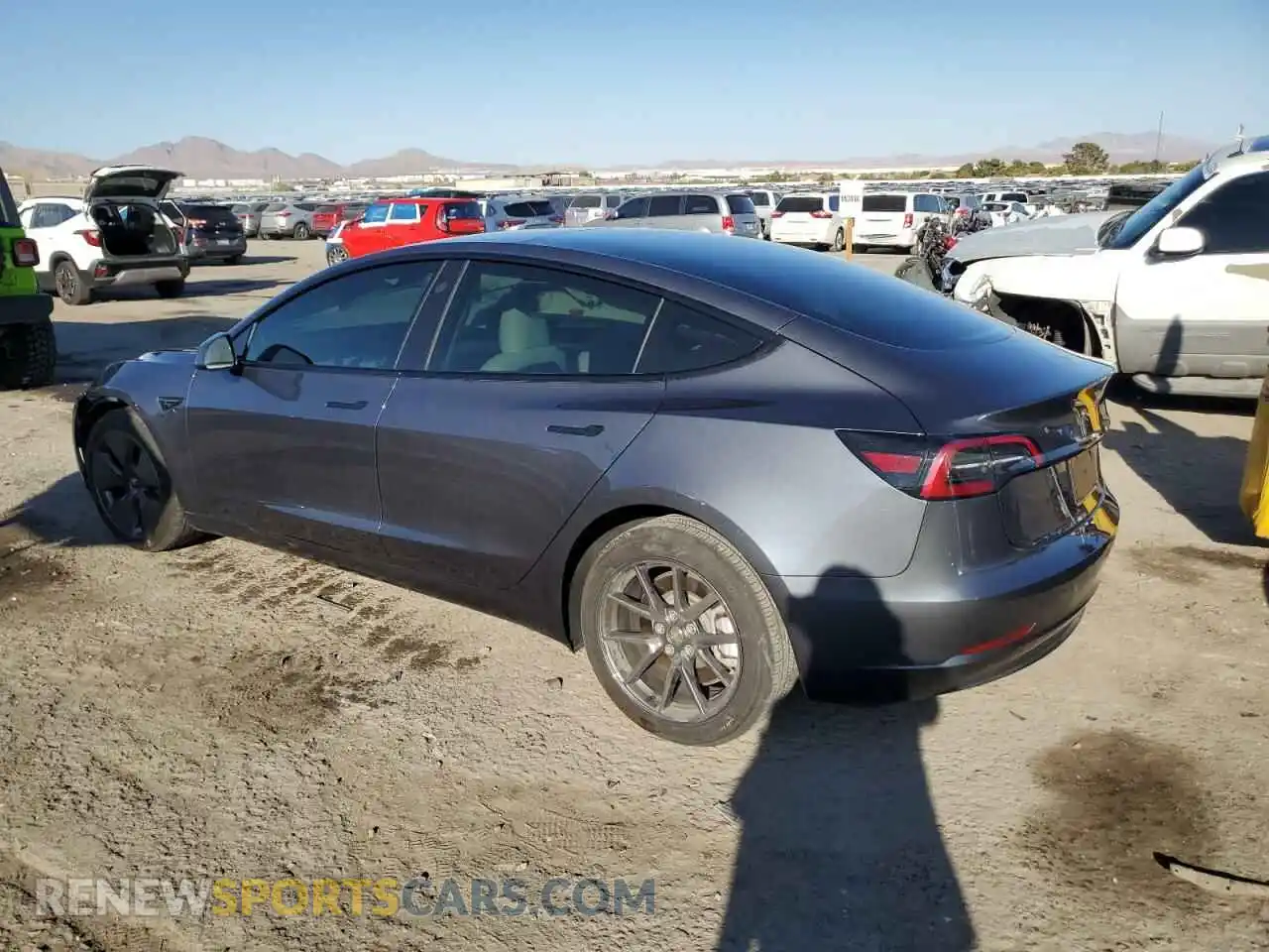 2 Photograph of a damaged car 5YJ3E1EA7PF655922 TESLA MODEL 3 2023