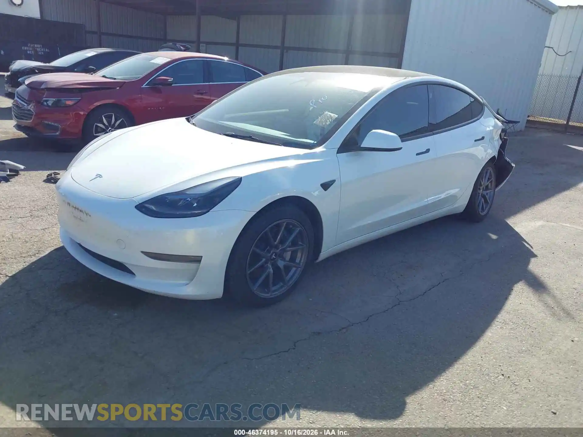 2 Photograph of a damaged car 5YJ3E1EA7PF657251 TESLA MODEL 3 2023