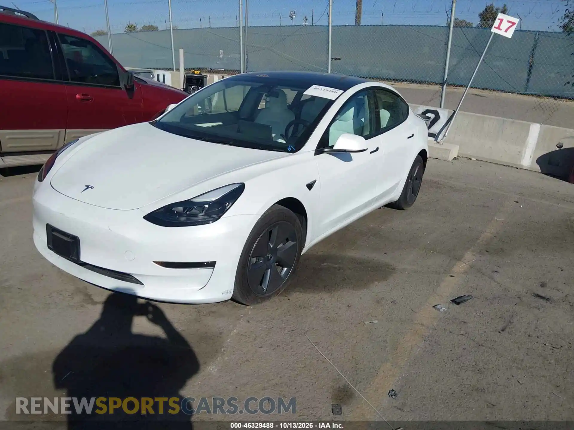 2 Photograph of a damaged car 5YJ3E1EA7PF669013 TESLA MODEL 3 2023