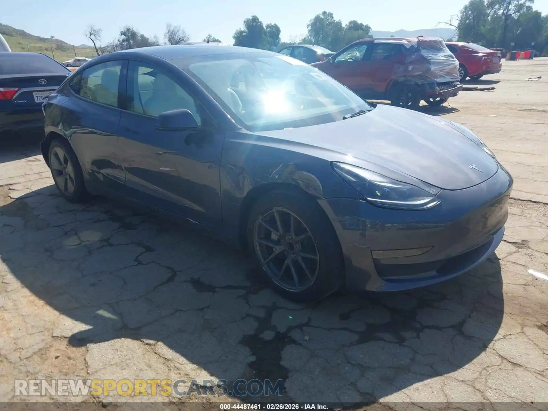 1 Photograph of a damaged car 5YJ3E1EA7PF678634 TESLA MODEL 3 2023
