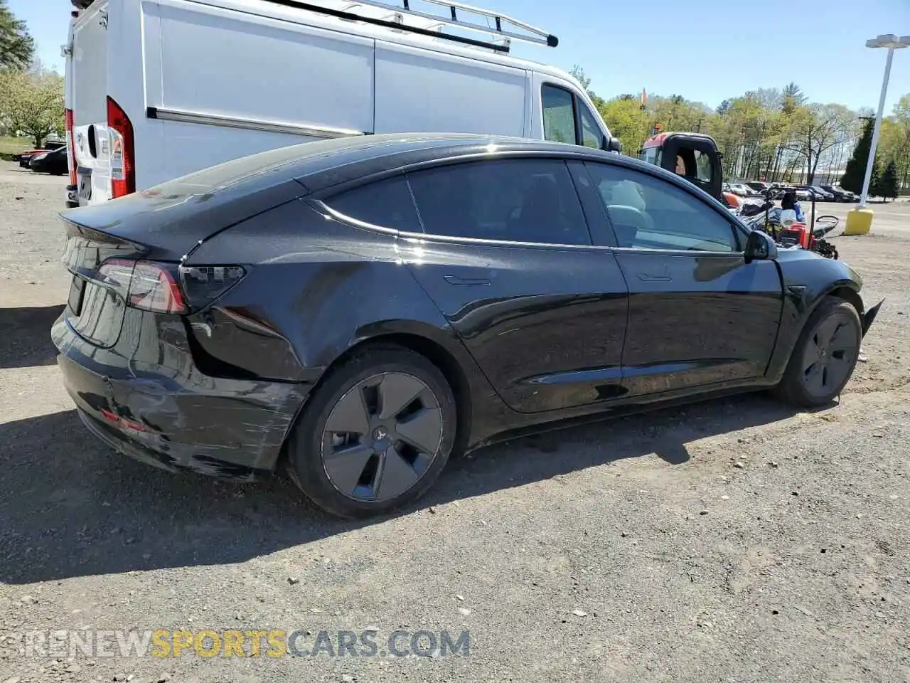 3 Photograph of a damaged car 5YJ3E1EA7PF689455 TESLA MODEL 3 2023