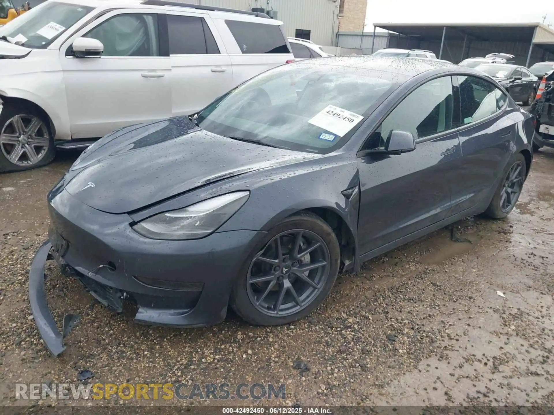 2 Photograph of a damaged car 5YJ3E1EA7PF701264 TESLA MODEL 3 2023