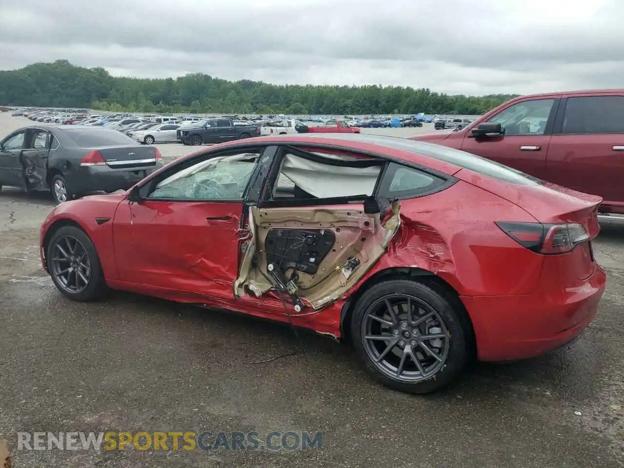 2 Photograph of a damaged car 5YJ3E1EA7PF709459 TESLA MODEL 3 2023