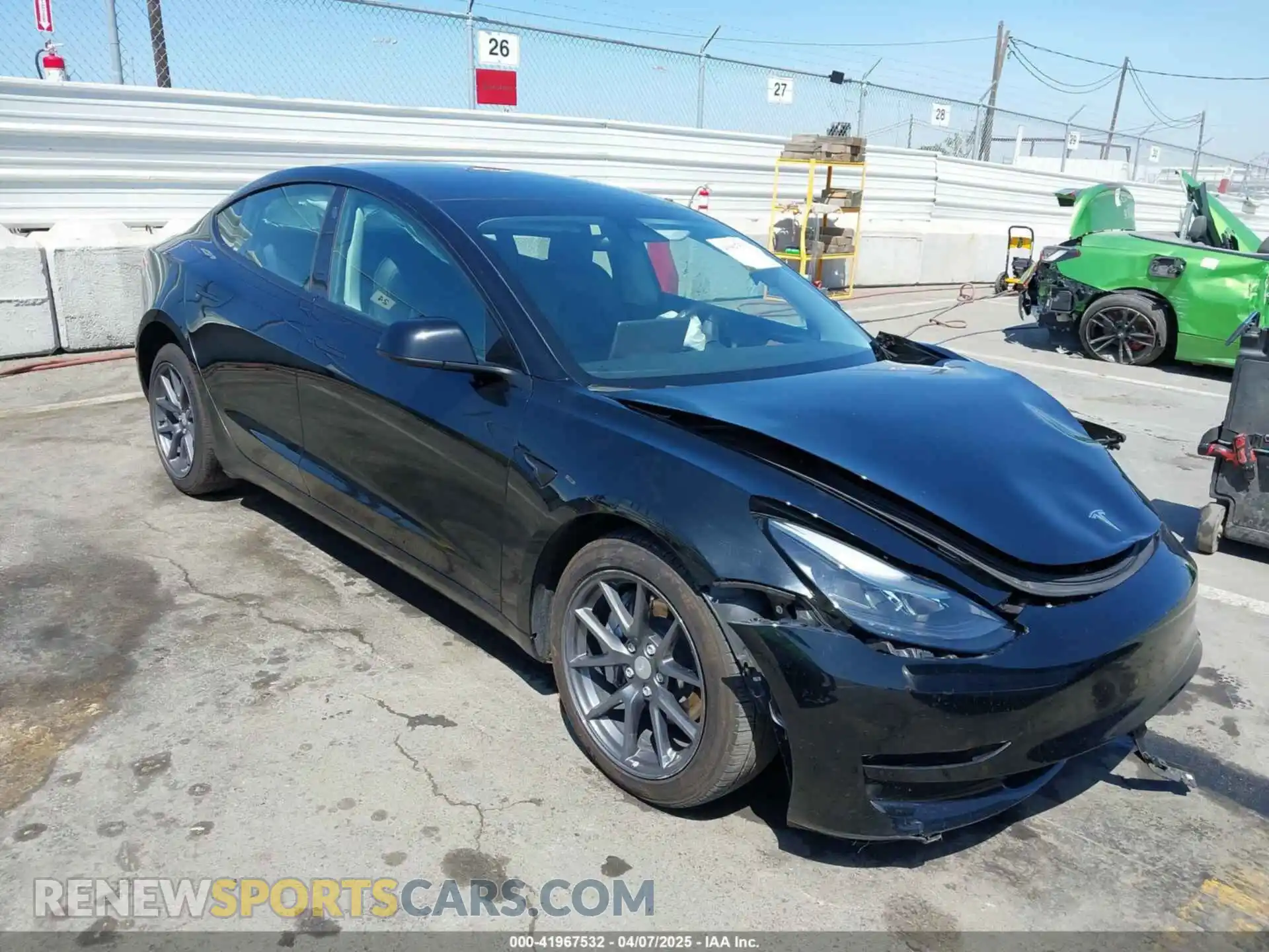 1 Photograph of a damaged car 5YJ3E1EA8PF403113 TESLA MODEL 3 2023