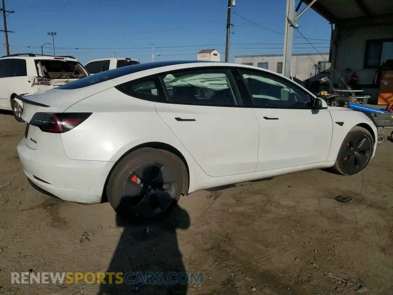 3 Photograph of a damaged car 5YJ3E1EA8PF405962 TESLA MODEL 3 2023