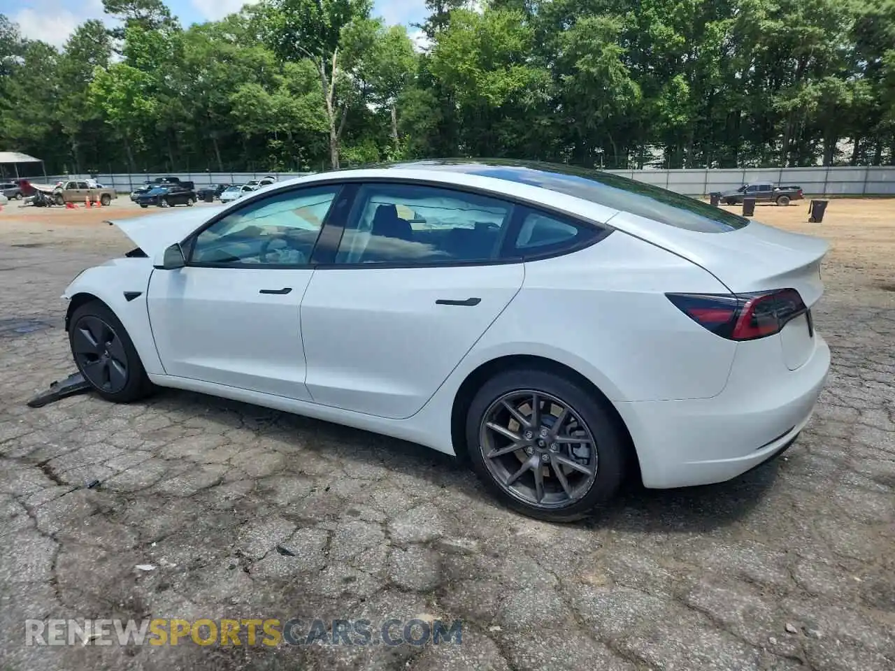 2 Photograph of a damaged car 5YJ3E1EA8PF408067 TESLA MODEL 3 2023