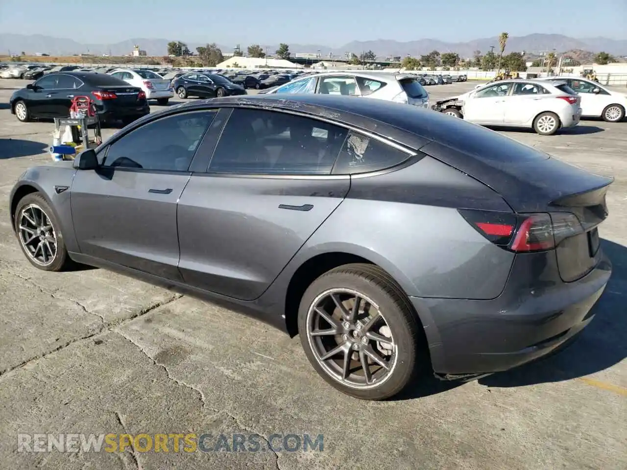 2 Photograph of a damaged car 5YJ3E1EA8PF411034 TESLA MODEL 3 2023
