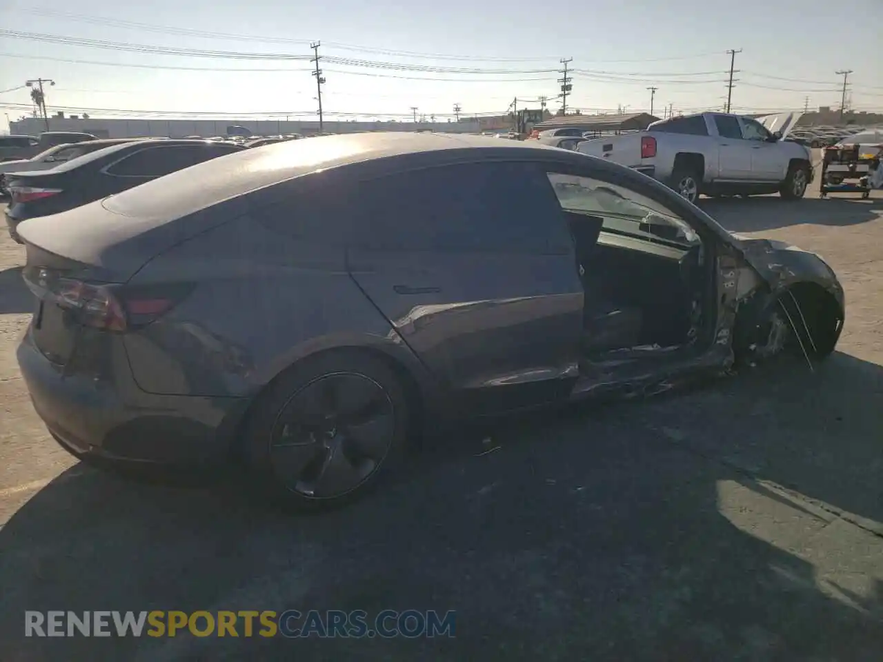 3 Photograph of a damaged car 5YJ3E1EA8PF411034 TESLA MODEL 3 2023