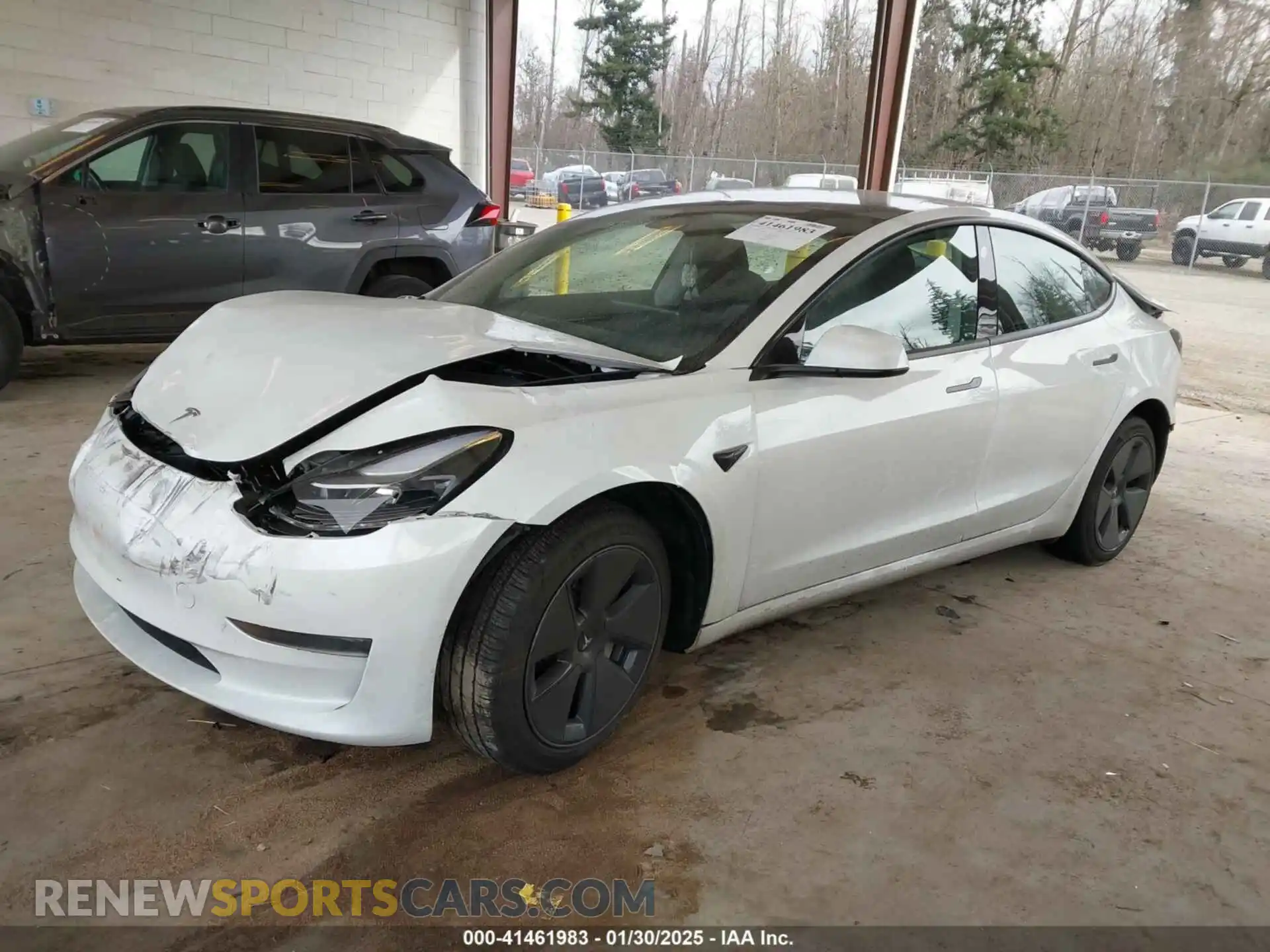2 Photograph of a damaged car 5YJ3E1EA8PF412166 TESLA MODEL 3 2023