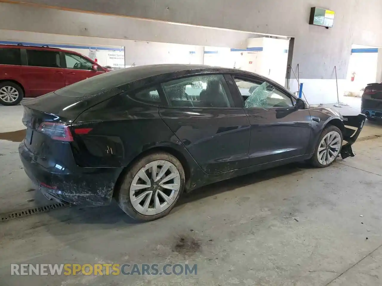 3 Photograph of a damaged car 5YJ3E1EA8PF434958 TESLA MODEL 3 2023