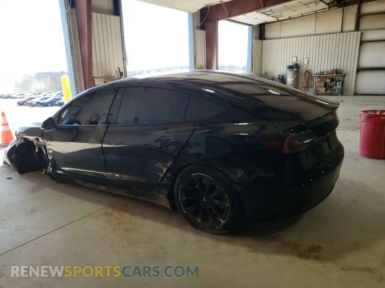 2 Photograph of a damaged car 5YJ3E1EA8PF446835 TESLA MODEL 3 2023