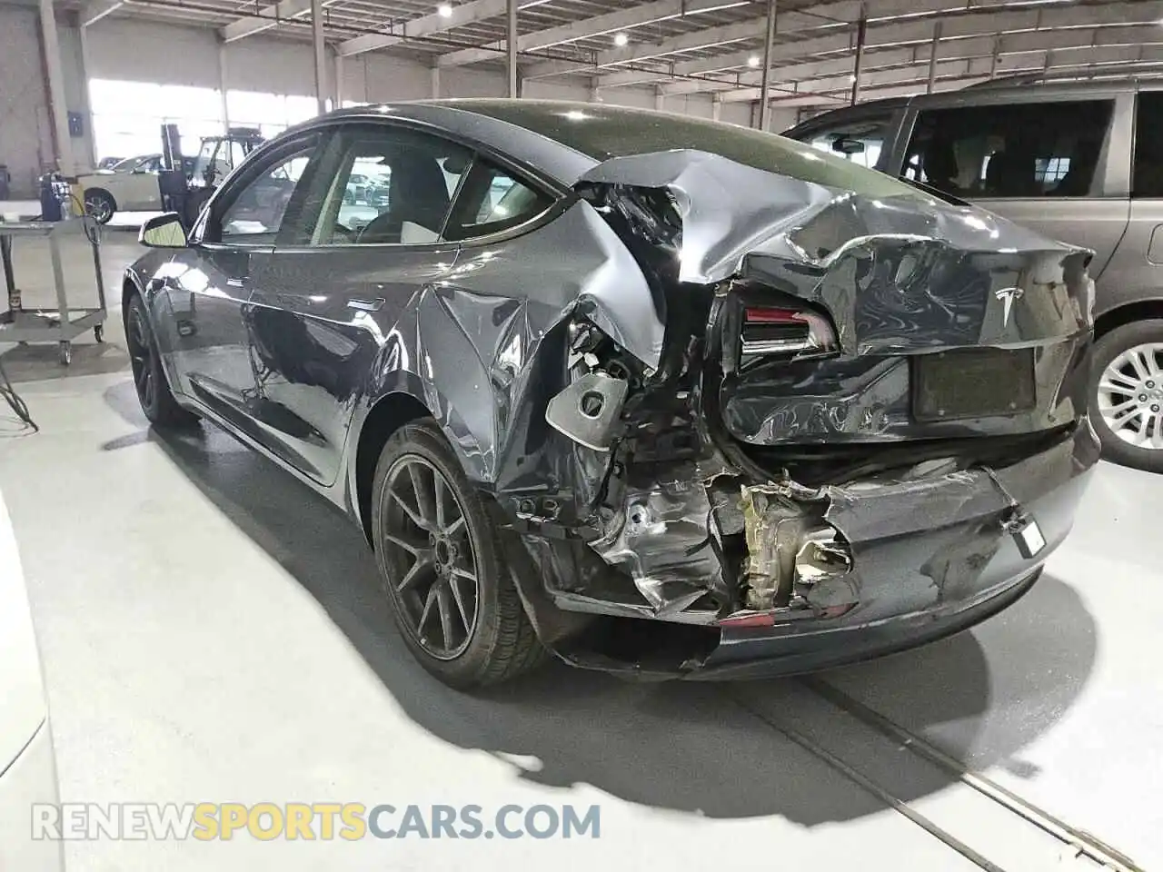 2 Photograph of a damaged car 5YJ3E1EA8PF447841 TESLA MODEL 3 2023