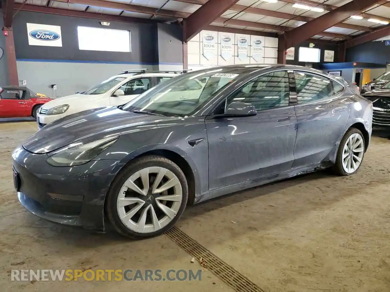 1 Photograph of a damaged car 5YJ3E1EA8PF448116 TESLA MODEL 3 2023