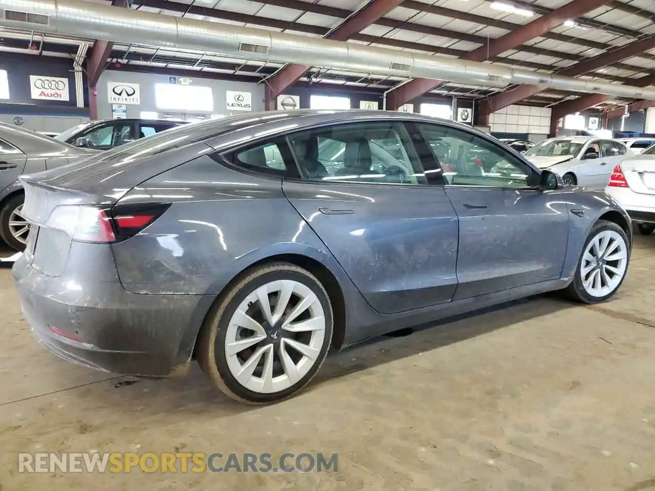 3 Photograph of a damaged car 5YJ3E1EA8PF448116 TESLA MODEL 3 2023