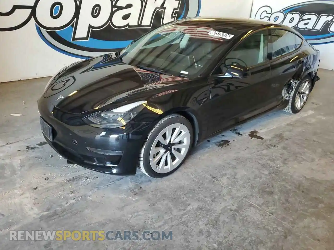 1 Photograph of a damaged car 5YJ3E1EA8PF450755 TESLA MODEL 3 2023